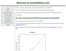 Tablet Screenshot of jeremyshiers.com